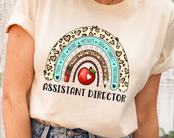 Assistant Director Rainbow Teacher Shirt