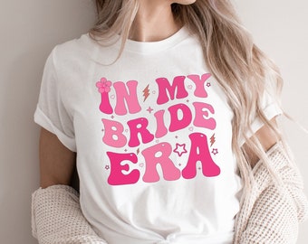 Retro Bride Era Shirt, Funny Bride Gift, Engagement Tee