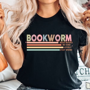 Book Shirt, BOOKWORM Shirt, Book Lover Shirt,Reading Shirt,Book Lover Clothes,Librarian Shirt,Bookish shirt,Bookworm Gift,Gift for Librarian