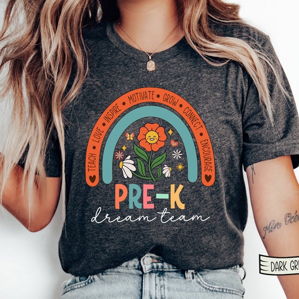 Pre-K TEACHER Shirt, Pre-K Teacher Shirts, Pre-K Shirt, Pre-K Shirt for Teachers, Oh Hey Dream Team, Team Squad, PreK Crew, Pre-K Team 2023