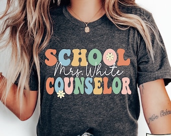Custom School Counselor Shirt, School Counselor Shirt, Teacher Shirts, Counselor Shirt, Gift For Counselor,Personalized Counselor Shirt 2026