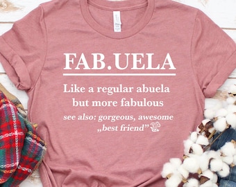 FABUELA Definition T-shirt - Fabulous Grandma Gift