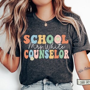 Custom School Counselor Shirt, School Counselor Shirt, Teacher Shirts, Counselor Shirt, Gift For Counselor,Personalized Counselor Shirt 2026