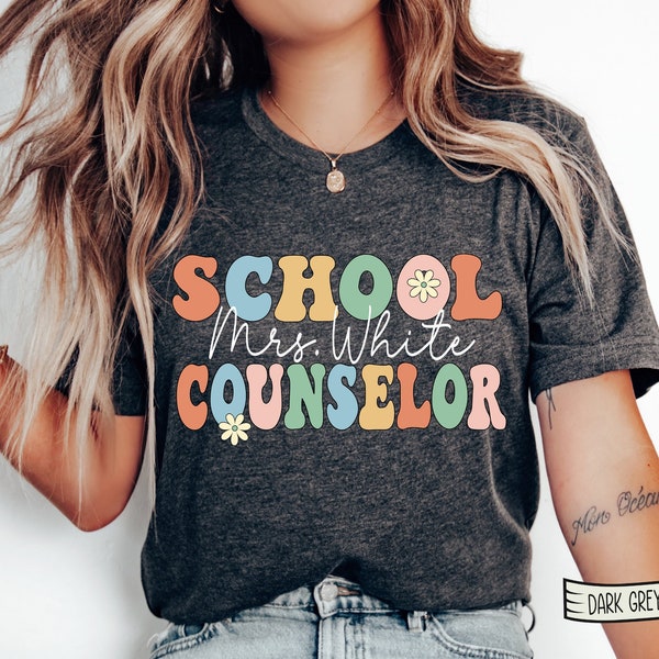 Custom School Counselor Shirt, School Counselor Shirt, Teacher Shirts, Counselor Shirt, Gift For Counselor,Personalized Counselor Shirt 2023