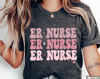 ER Nurse Shirt: Retro Emergency Room Tee, Nurse Graduation Gift