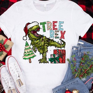 Tree Rex shirt, Christmas T-Rex Shirt, Christmas Dinosaur tee, Tree Rex Shirt, Christmas Tree Gift, Merry Christmas Christmas Party Shirt