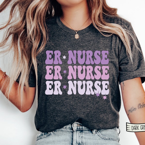 Emergency Department Shirt Nurse School ER Nurse Shirt Nurse Shirt Emergency Nurse Shirt New Nurse Grad Gift Nurse ER Department Shirt ERTee