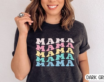 Retro Mama Crewneck, Unisex Mom Life Shirt
