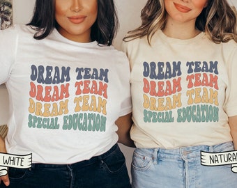 Groovy Special Education Dream Team Shirt, Sped Crew, Special Education Teacher Shirt, Special Education Shirt, Sped Squad,Special Ed Team