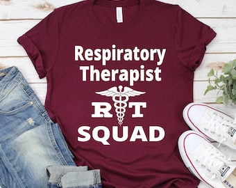 Respiratory Therapist Squad Shirt, RT Gift, Pulmonologist Tee