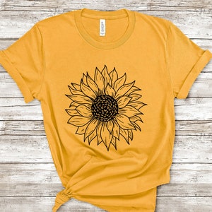 Sunflower Garden Slub Knit Tee