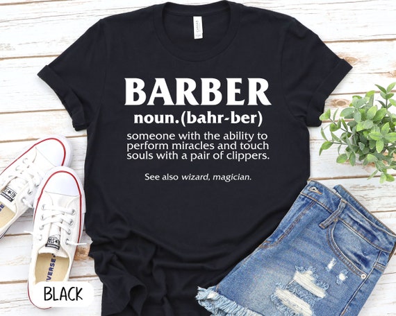 Funny Noun Barber Definition T-Shirt Hairstylist Cool Gift Funny Noun Barber Definition T-Shirt Hairstylist Cool Gift