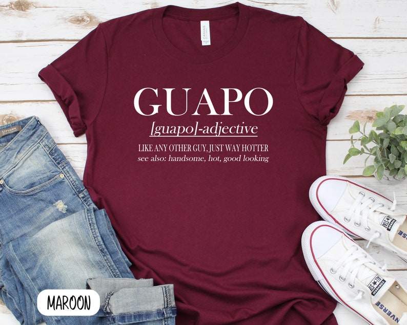 El Guapo Funny Spanish Guapo Definition Shirt Mexican Shirt - Etsy