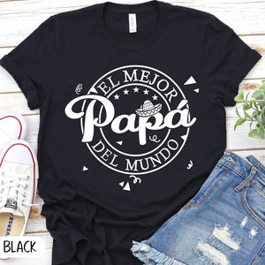 Father's Day Shirt Abuelo Shirts El Mejor Papa Del - Etsy