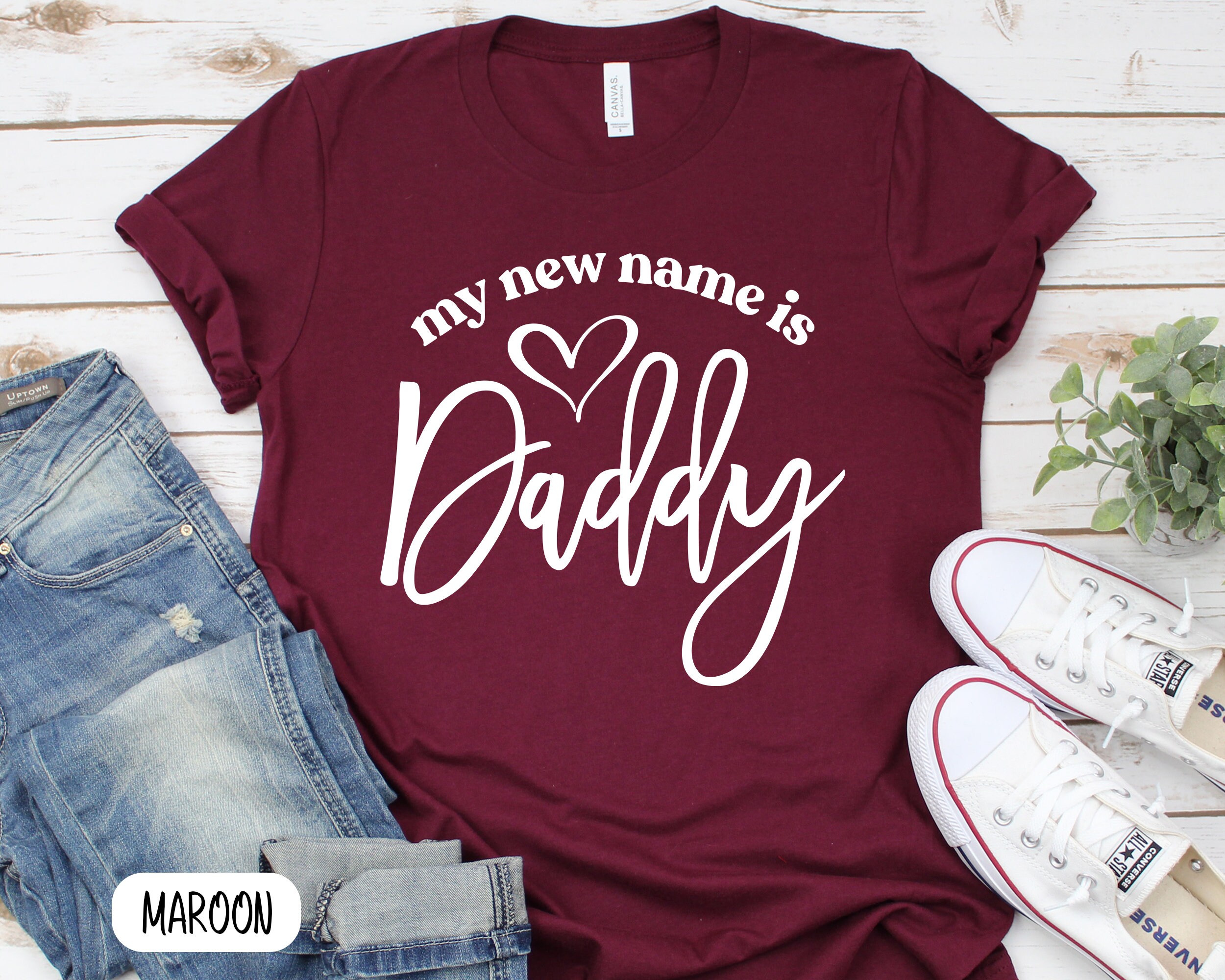 My New Name is Mommy Shirt, New Dad Shirt, New Mom T-shirt