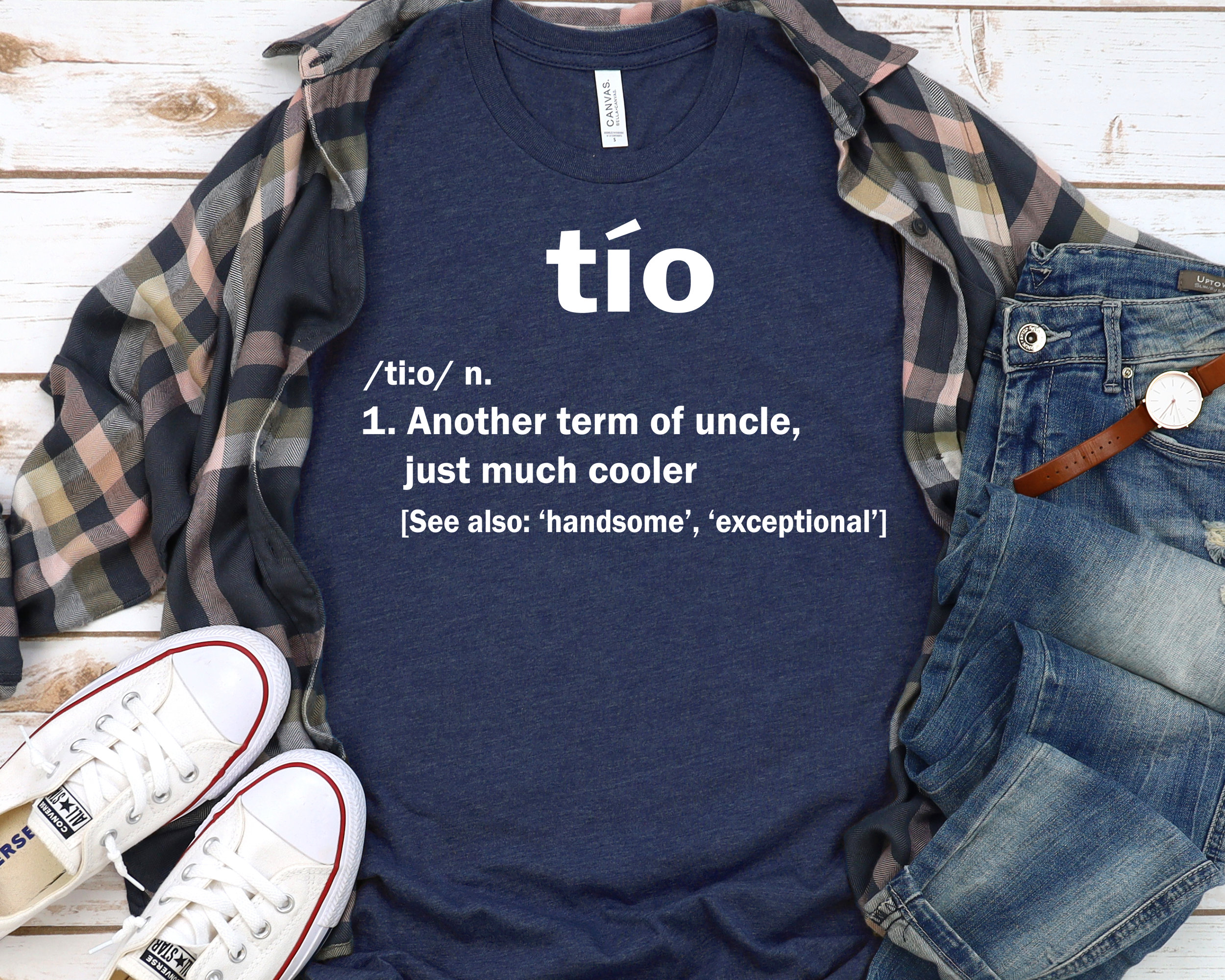 Tio Definition Tshirt Spanish Tio Gift Super Tio Uncle Etsy