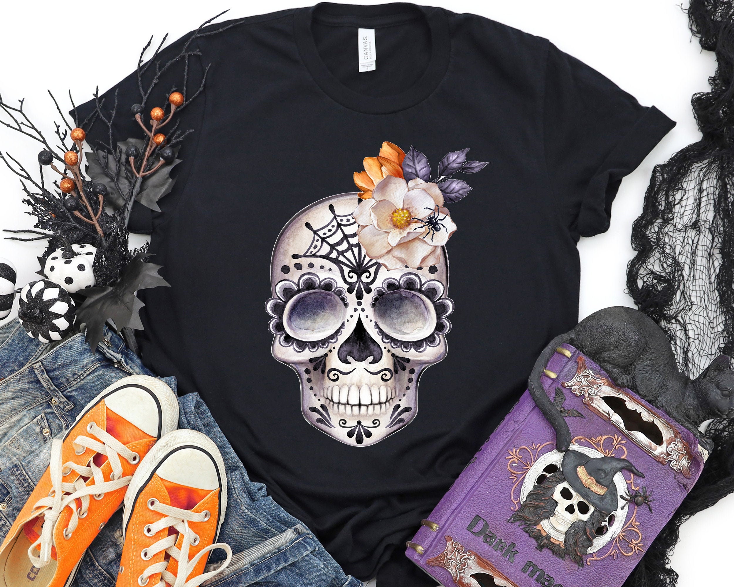 Chicago White Sox Sugar Skull Tee Shirt 18M / Black