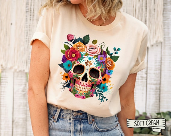 Sugar Skull T-Shirt Day Of The Dead Dia De Los Muertos Sugar Skull T-Shirt Day Of The Dead Dia De Los Muertos