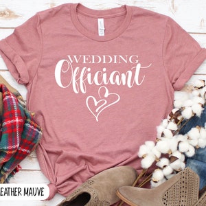 Wedding Officiant T-Shirt, Wedding minister Gift, Officiant Shirt, Thank you officiant shirt, Will you marry us Shirt for Wedding officiant