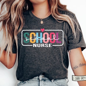 School Nurse Shirt, RN Appreciation Gift, Unisex Tee