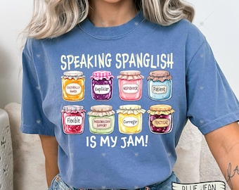 Teacher Shirt, Comfort Colors® Bilingual Teacher Shirt, Cultivando Bilingues Shirt, Dual Language tee, SPANISH Teacher Gift, Spanglish Shirt