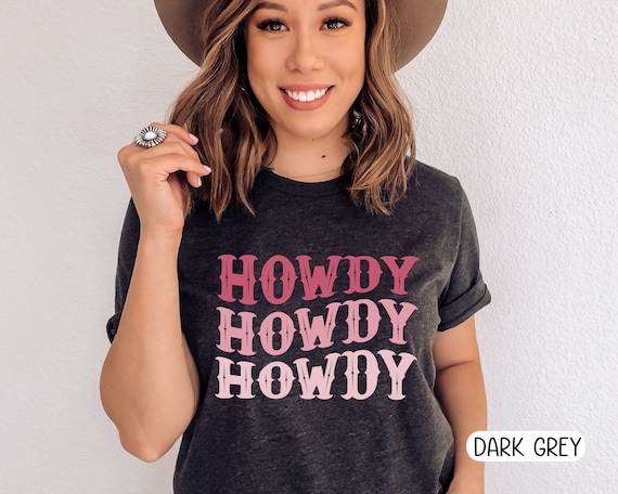 HOWDY T-Shirt Yeehaw Shirt Howdy tshirt Rodeo Bachelorette Western Tee Cowgirl Bachelorette Howdy Tee Nashville Girls Trip Bridesmaid shirt