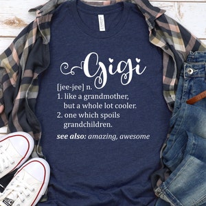 T-shirt en toile Gigi Definition Bella, cadeau pour la fête des mères