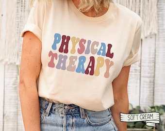 Physical Therapy Shirt, Unisex Cotton Tee, Therapist Gift