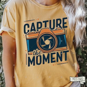 Camera Shirt,Photographer Gift Camera Art Shirt,Photographer Gift Wedding Photographer Tee, Photo Shooting Shirt,Capture The Moment comfort