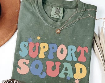 Camisa de colores cómodos del equipo de apoyo, equipo de personal docente
