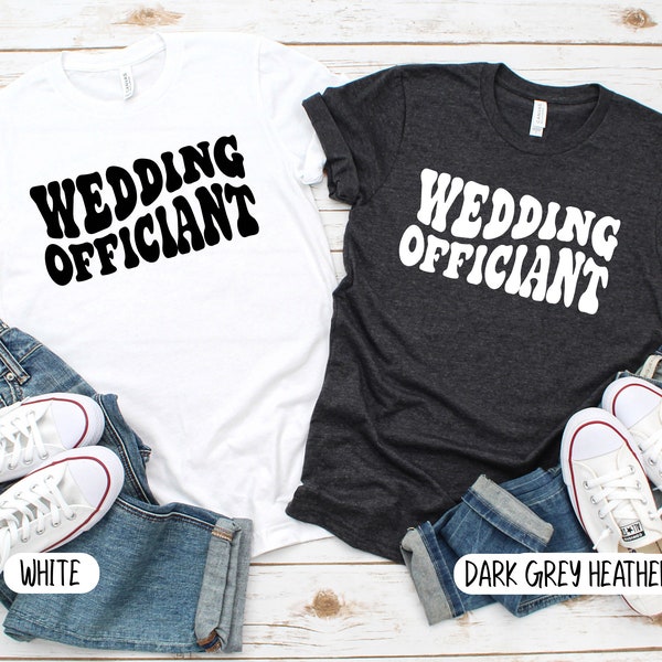 Wedding Officiant Retro Shirt Officiant Gift Officiant T-Shirt Gift for Officiant Officiant Proposal Officiant Marriage Officiant Marriage