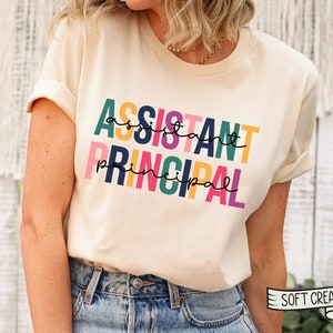 Camiseta de subdirector, divertida camiseta para personal escolar