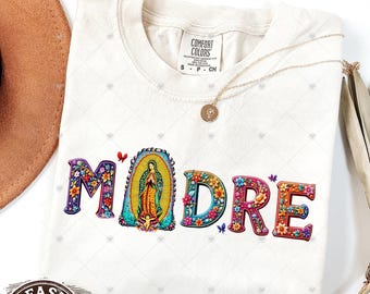 Madre Shirt, Comfort Colors Tee, Mother's Day Gift