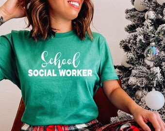 School Social Worker Shirt, Kindness Counselor Tee