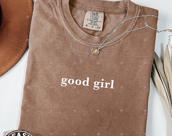 Comfort Colors Good Girl Shirt, Romance Book Tee