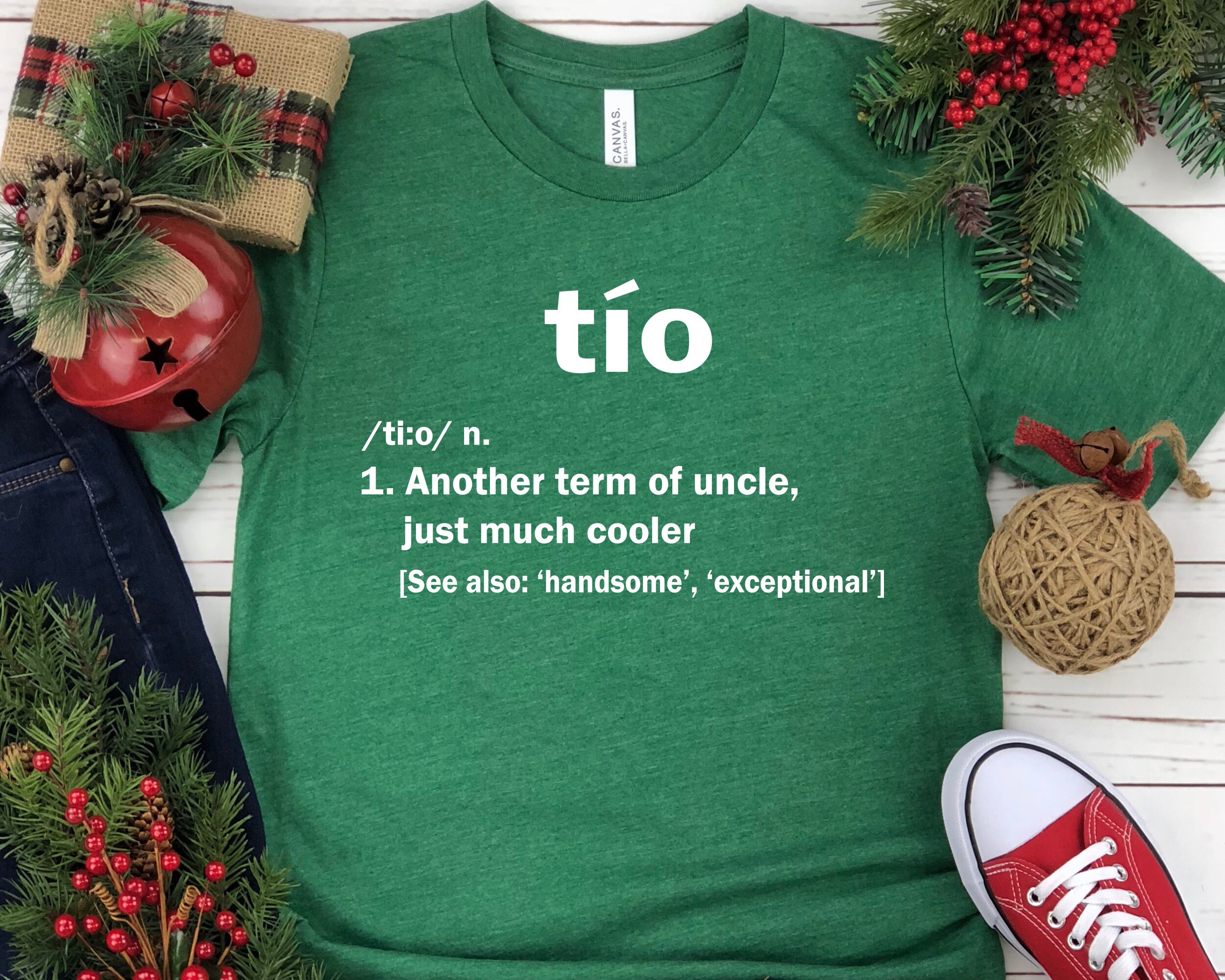 Tio Definition Tshirt Spanish Tio Gift Super Tio Uncle Etsy
