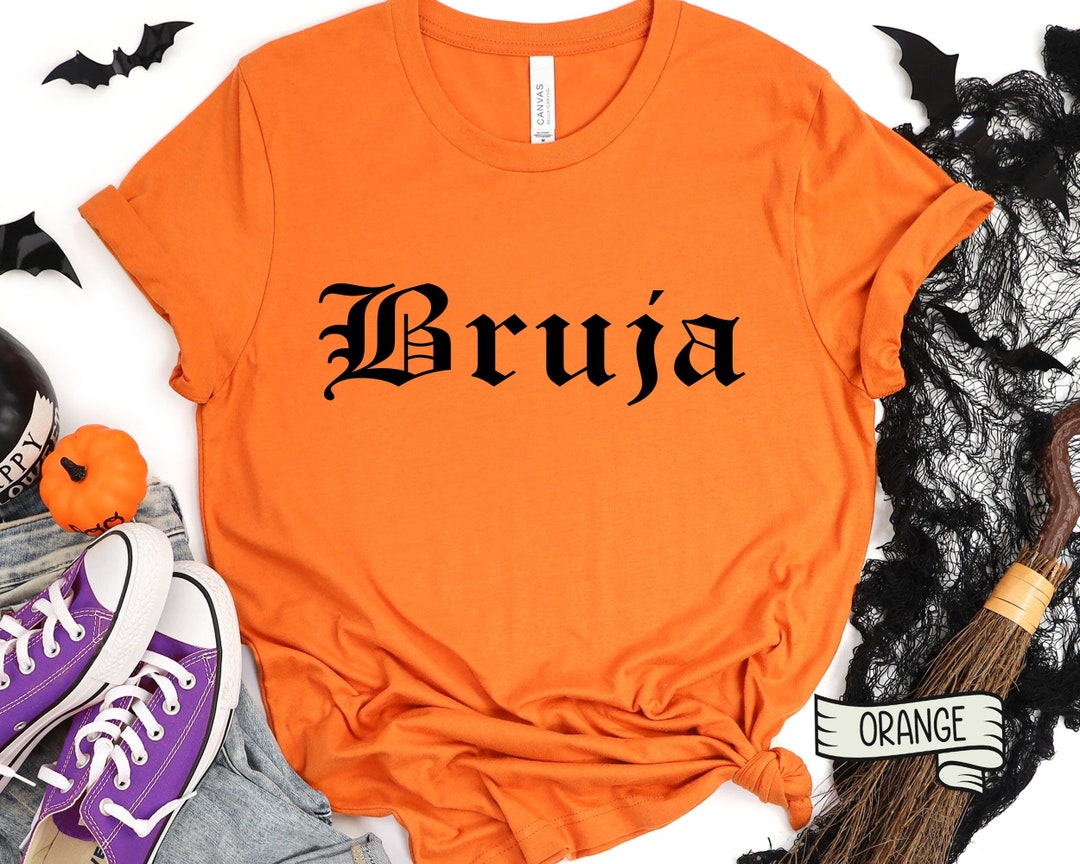 Bruja Shirt Halloween Gothic Witch Clothing Women Plus Size Gifts for  Witches Dia De Los Muertos Witchcraft Gift for Her Goth Girl Clothes 