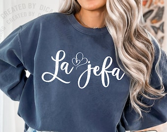 La jefa sweaters, Regalos en Español, Educada y Latina shirt, Mexican shirt,Spanish shirt,Latina Shirts, Chula Shirt, spanish shirt, Latina