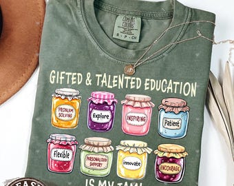Gifted Teacher Comfort Colors Shirt, Special Education Team