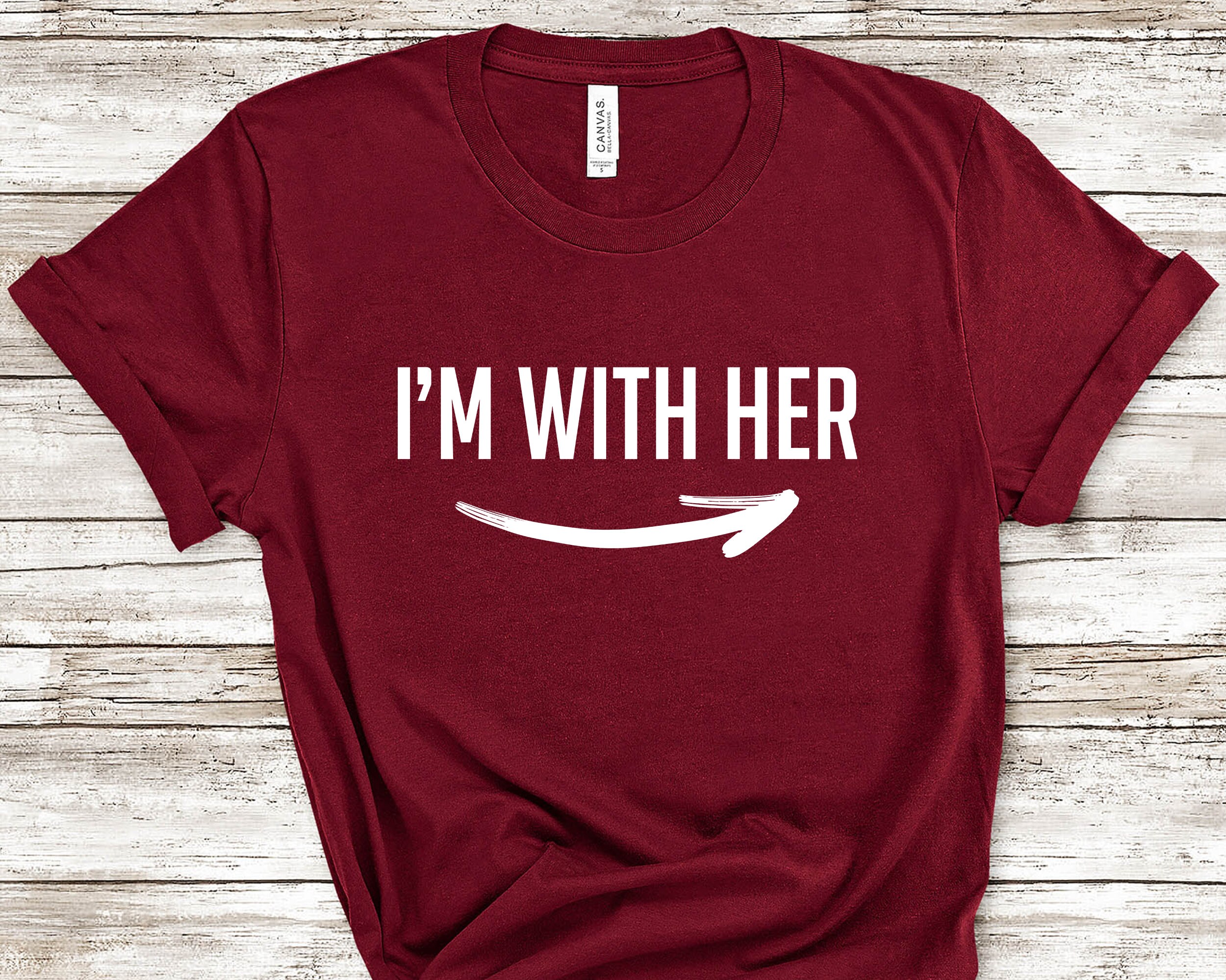 I'm With Her TShirt I'm With Her gifts Gift for Etsy