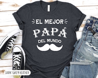 El Mejor Abuelo Del Mundo T-shirt - Etsy