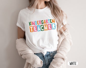 Kindergarten Teacher Shirt, Cute Back to School Tee