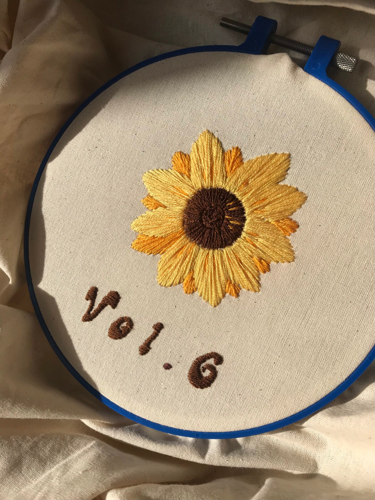 Sunflower vol 6 hand embroidered tote bag  etsy Sunflower vol 6 hand embroidered tote bag  etsy