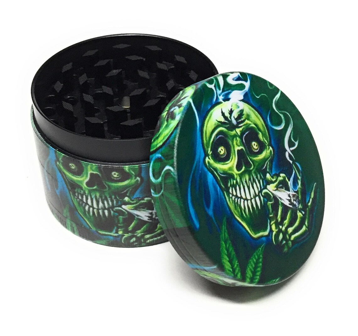 2 Inch 4 Piece Tobacco Herb Crusher Grinder US Seller Free Etsy