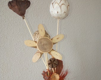 wooden bouquet