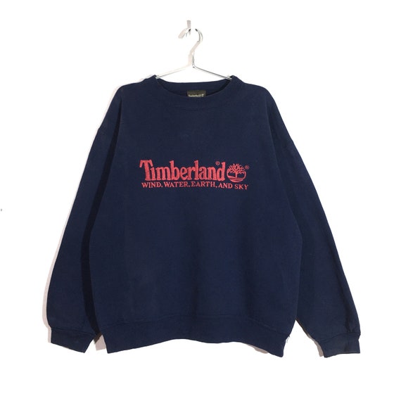 Vintage Distressed Timberland weather gear crewnec
