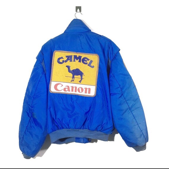 Vintage Camel Racing Rally Jacket Bombers M sz