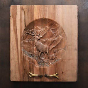 Red Deer Dartboard Cabinet