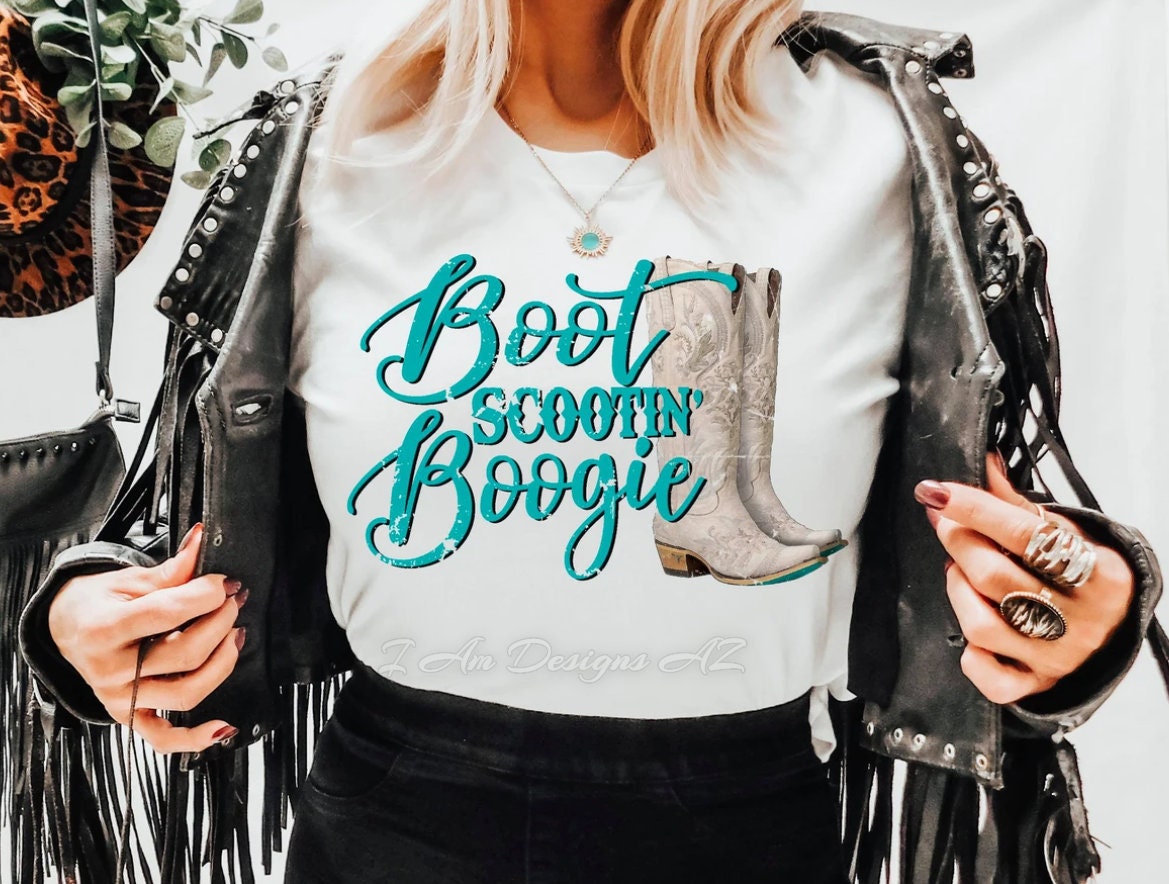 Boot Scootin Boogie Tshirt Etsy UK