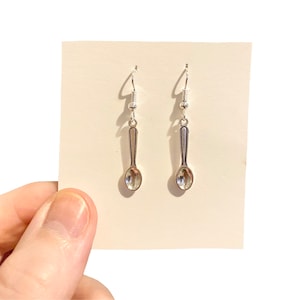 Spoon Earrings, Weird Earrings, Funny Earrings, Quirky Earrings, Funky Earrings, Novelty Earrings, Cool Earrings, Funny Gift For Her